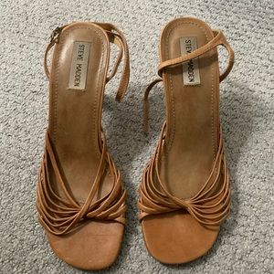 Tan camel sandals